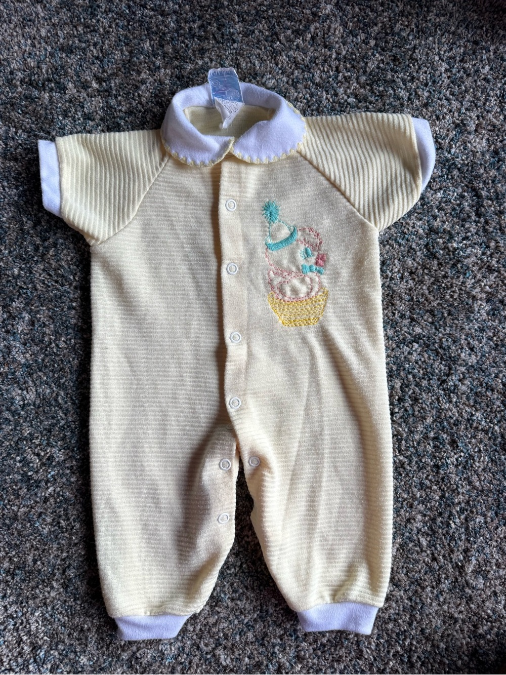 Vintage Rattles brand romper. Size medium